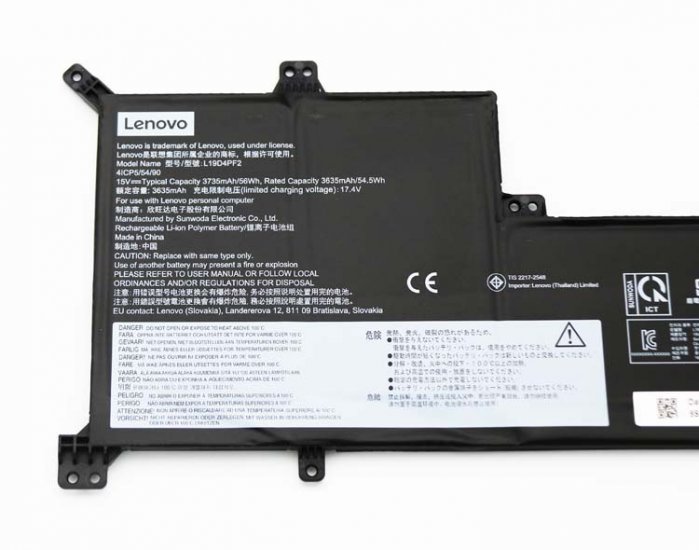 Original Battery Lenovo 3ICP5/55/90 3685mAh 56Wh