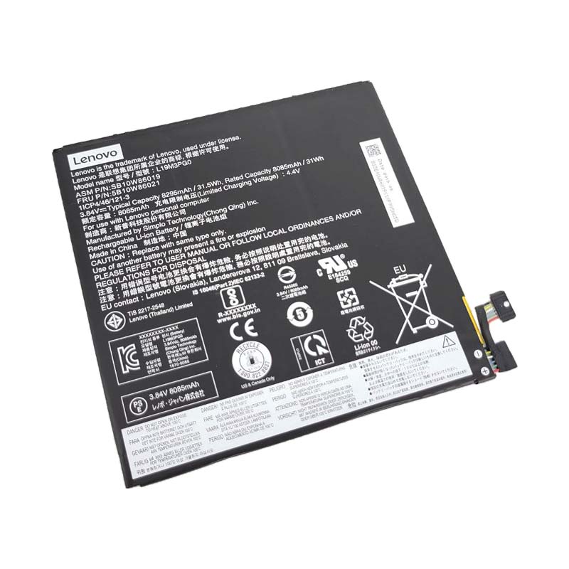 Original Battery Lenovo 10e ChromeBook Tablet 82AM 8295mAh 31.5Wh