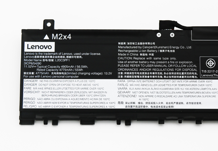 Original Battery Lenovo 5B11B44626 5B11B44633 4905mAh 56.5Wh