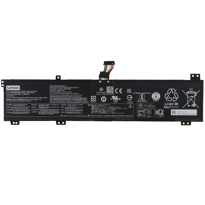 Original Battery Legion 5 Pro Disassembly 2021 5210mAh 80Wh