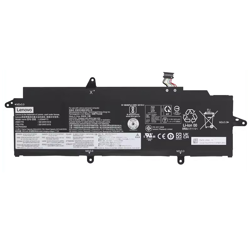 Original Battery Lenovo 5B10W51818 5B10W51919 3564mAh 54.7Wh