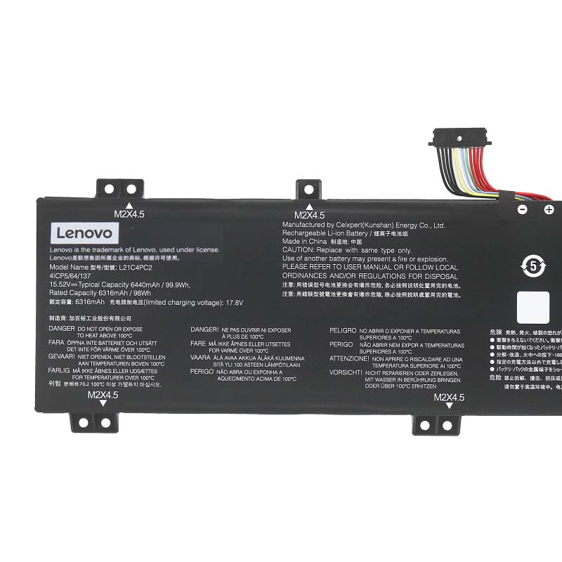 Original Battery Lenovo 5B11F53998 5B11F54000 6440mAh 99.9Wh