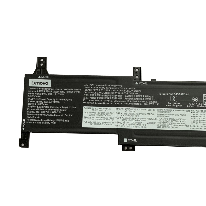 Original Battery Lenovo 5B11D70895 3735mAh 42Wh