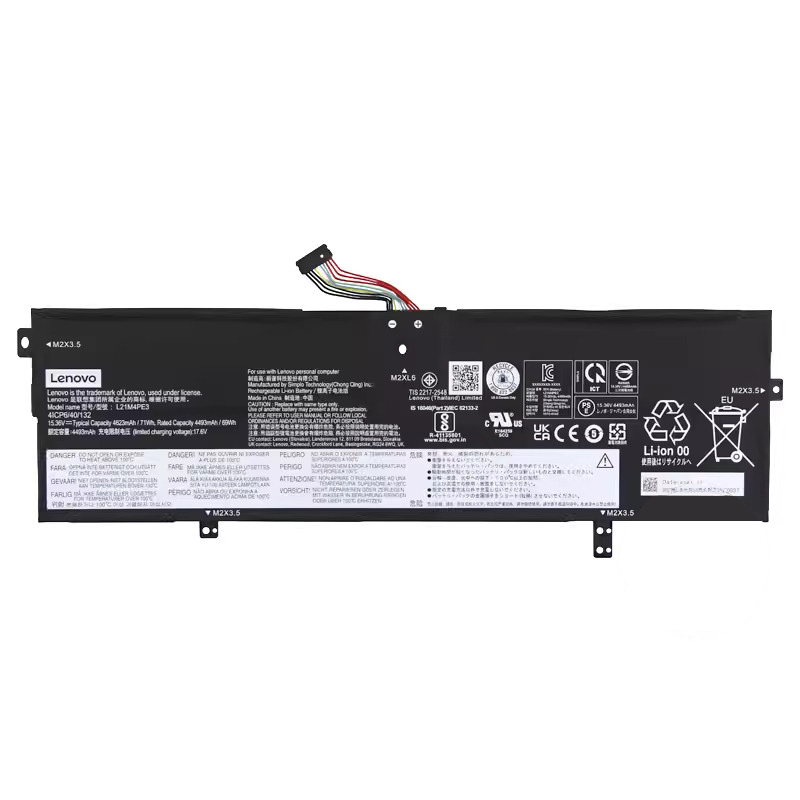 Original Battery Lenovo 5B11F38367 L21L4PE3 4623mAh 71Wh