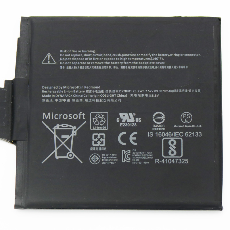 Original Battery Microsoft 2ICP4/75/77 3070mAh 23.23Wh