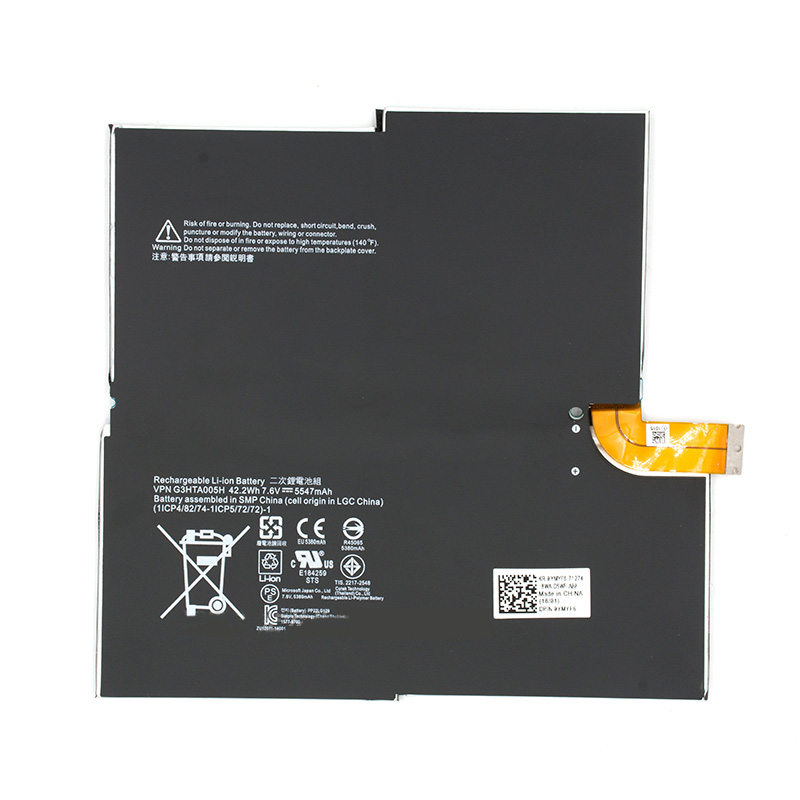 Original Battery Microsoft 1577-9700 X883815-010 5547mAh 42.2Wh