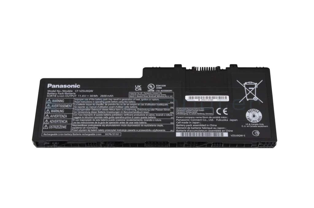 Original Battery Panasonic CF-20 Mk1 Mk2 2600mAh 30Wh