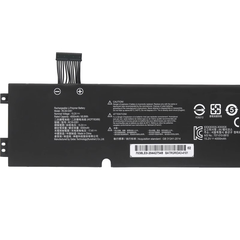 Battery Razer Blade 15 Base RZ09-0369AE22-R3U1 4000mAh 60.8Wh