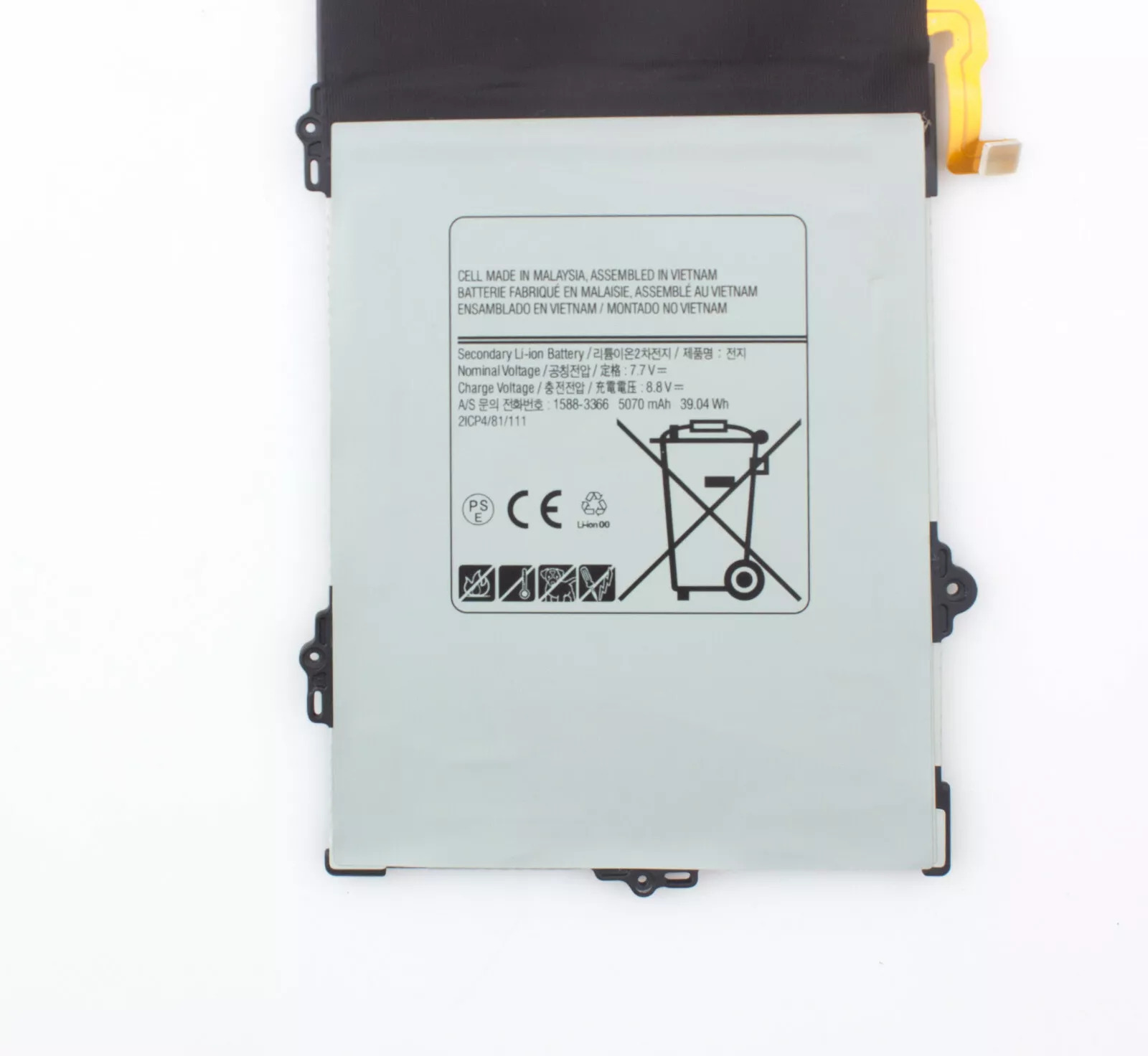 Battery Samsung Galaxy Book 12.0 12" SM-W720 Series 5070mAh 39.04Wh