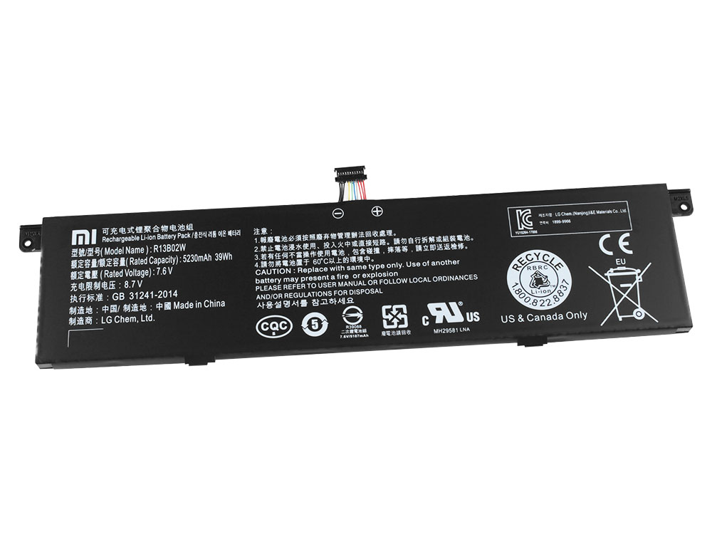 Original Battery Xiaomi 161201-AI 5107mAh 39Wh